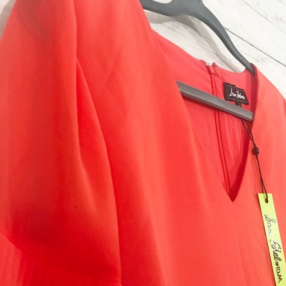 NWT Sam Edelman Tiered Ruffle Sleeve Sheath Dress - Picture 5 of 6